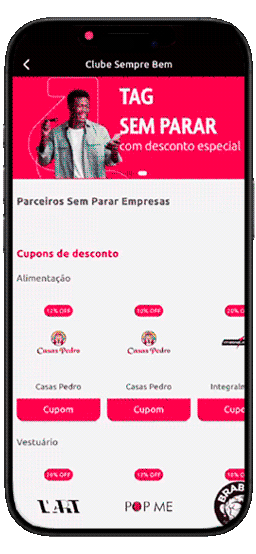 App Clube Sempre Bem Sem Parar Empresas